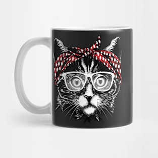 Cat Lady Funny Cats Art Mug